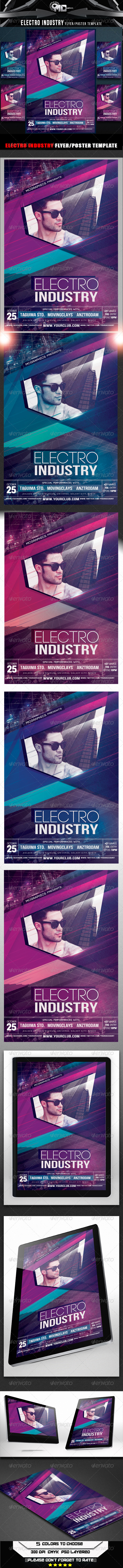 Electro Industry Flyer Template (Flyers)