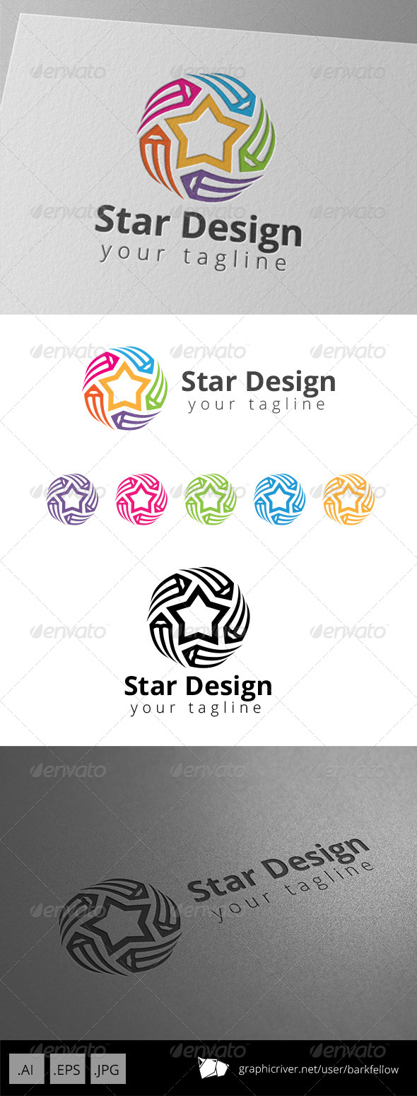 GraphicRiver Star Art Pencil Graphic Design Studio Logo 8681123 GraphicRiver Star Art Pencil Graphic Design Studio Logo 8681123