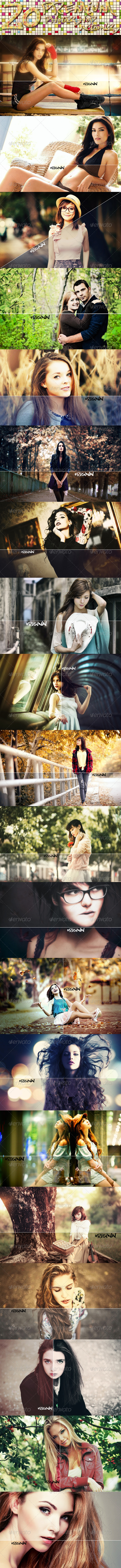 GraphicRiver 20 Premium Photoshop Actions 8681841 GraphicRiver 20 Premium Photoshop Actions 8681841
