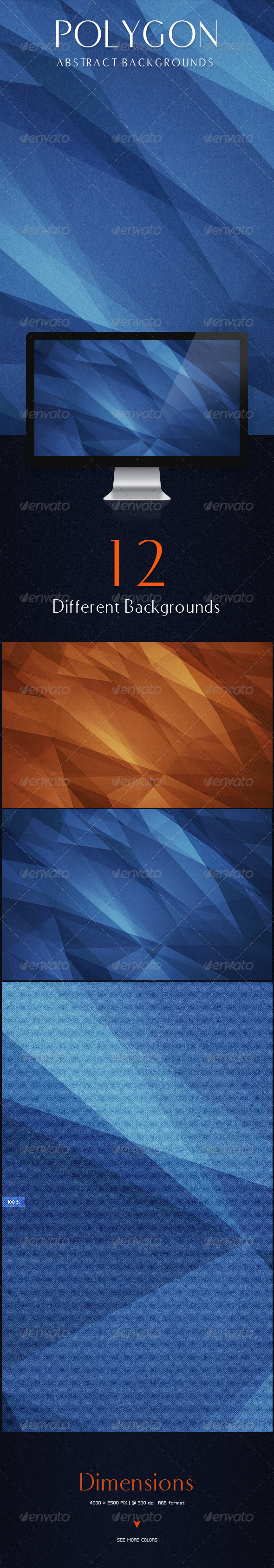 Polygon Abstract Backgrounds