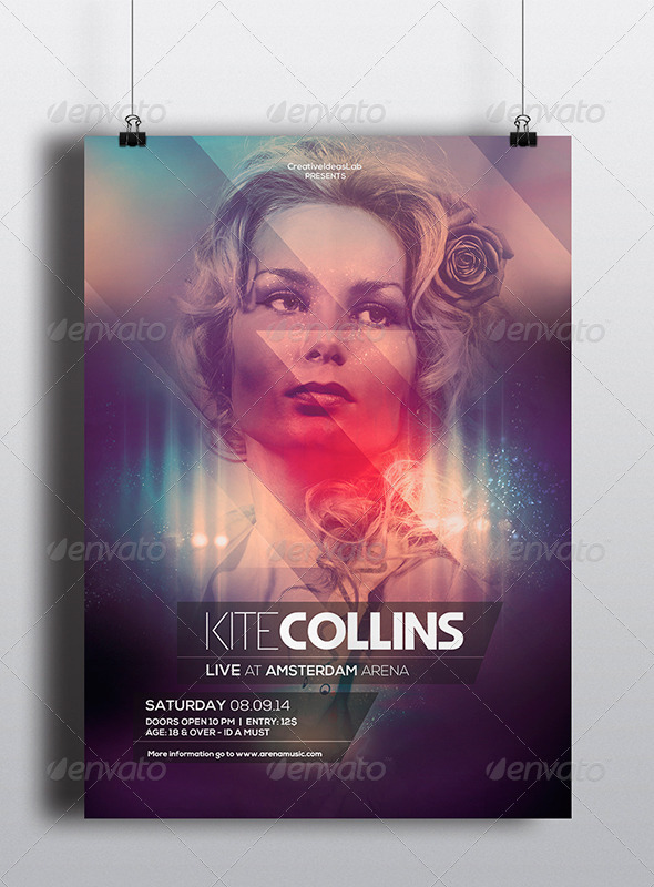 GraphicRiver Electro Night Party Flyer 8682748 GraphicRiver Electro Night Party Flyer 8682748
