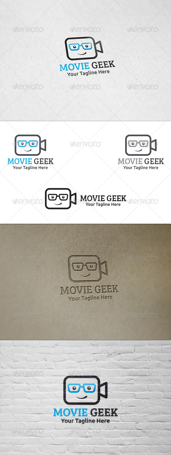 GraphicRiver Movie Geek Logo Template 8682847 GraphicRiver Movie Geek Logo Template 8682847