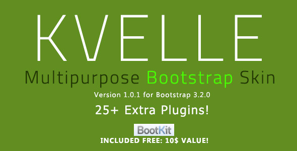 Kvelle - Multipurpose Bootstrap Skin