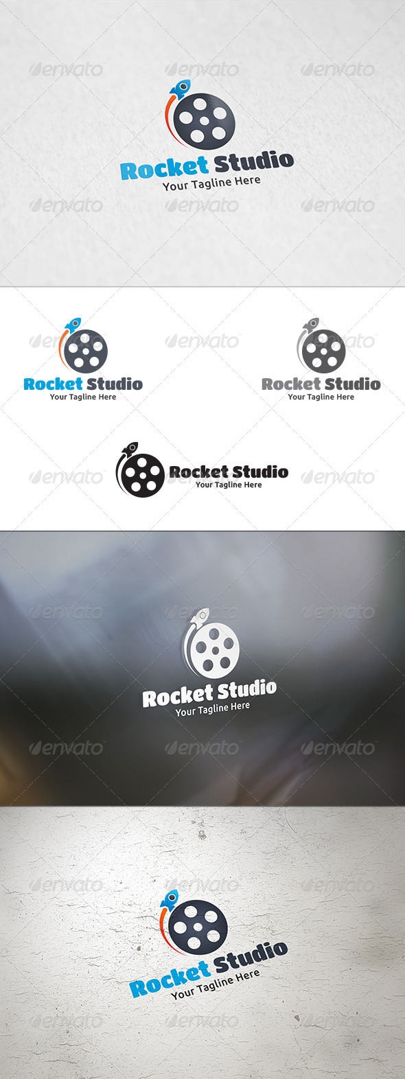 GraphicRiver Rocket Studio Logo Template 8683257 GraphicRiver Rocket Studio Logo Template 8683257
