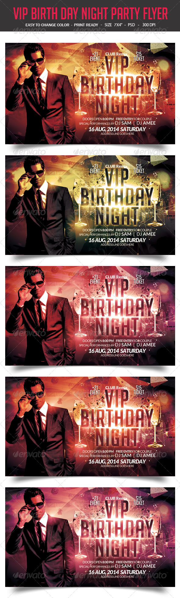 VIP Birthday Flyer (Events)