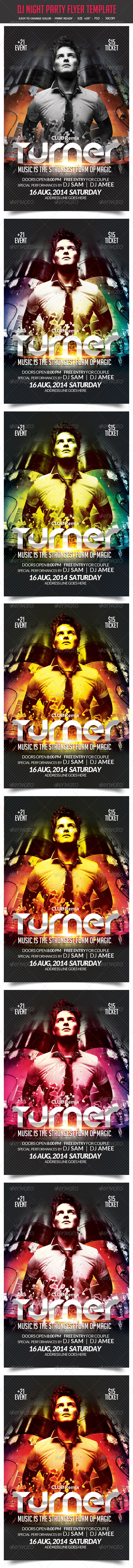 DJ Flyer Template (Clubs & Parties)