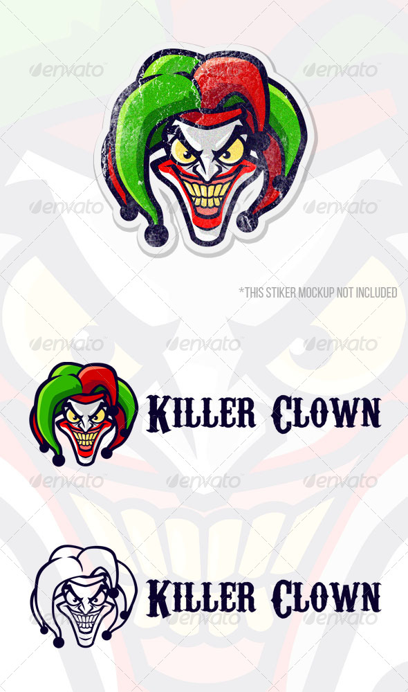 GraphicRiver Killer Clown 8685740 GraphicRiver Killer Clown 8685740