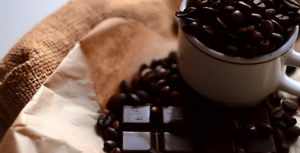 Coffee Beans And Chocolate Slide Coffee Beans And Chocolate Slide