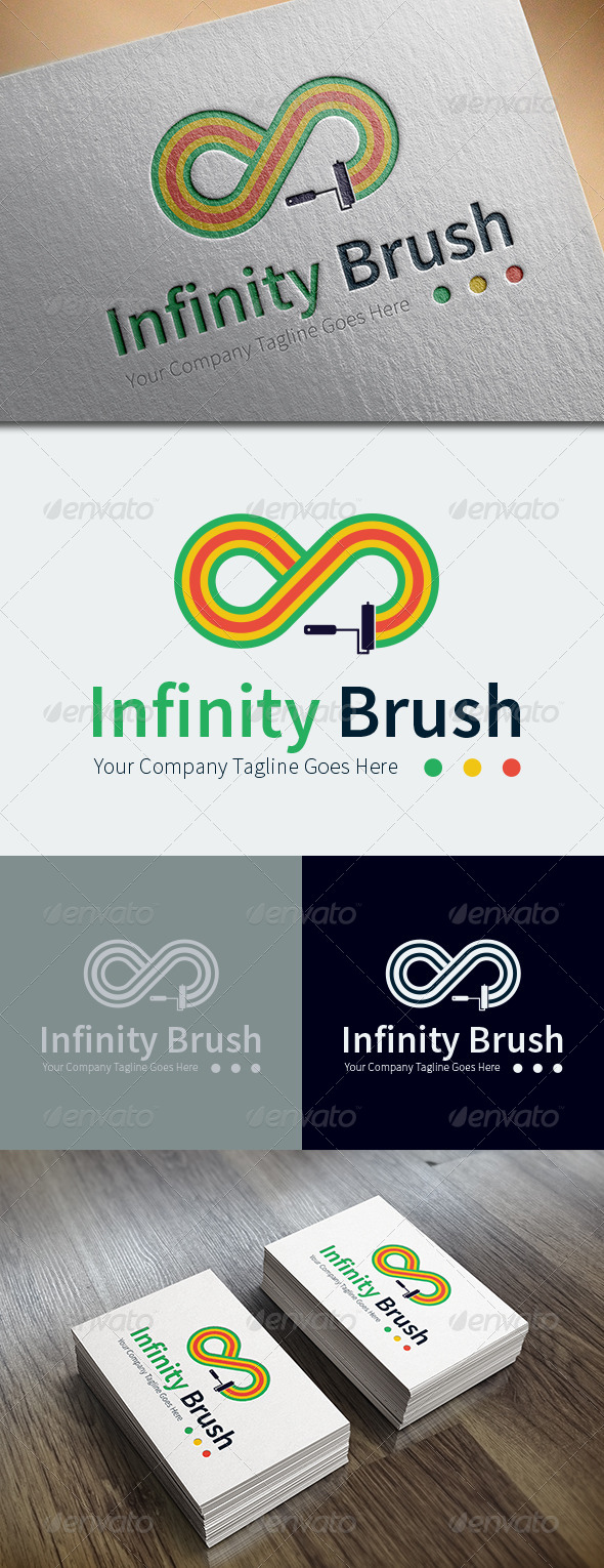 GraphicRiver Infinity Brush Logo Template 8686422 GraphicRiver Infinity Brush Logo Template 8686422