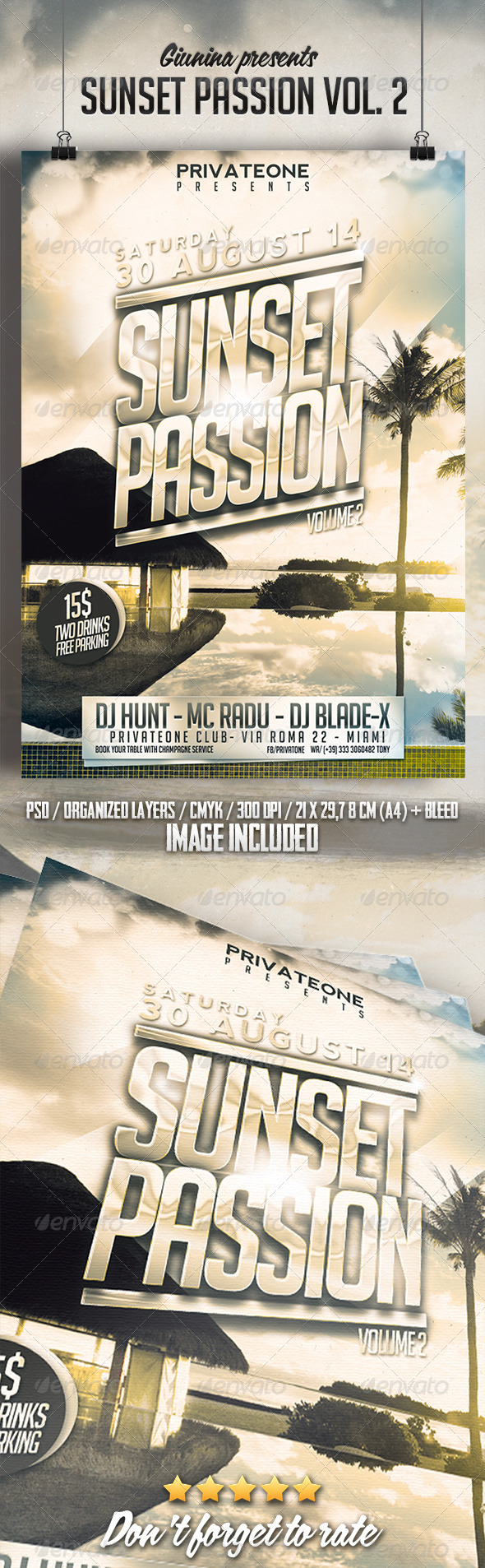 GraphicRiver Sunset Passion Vol 2 Flyer Poster 8686657 GraphicRiver Sunset Passion Vol 2 Flyer Poster 8686657