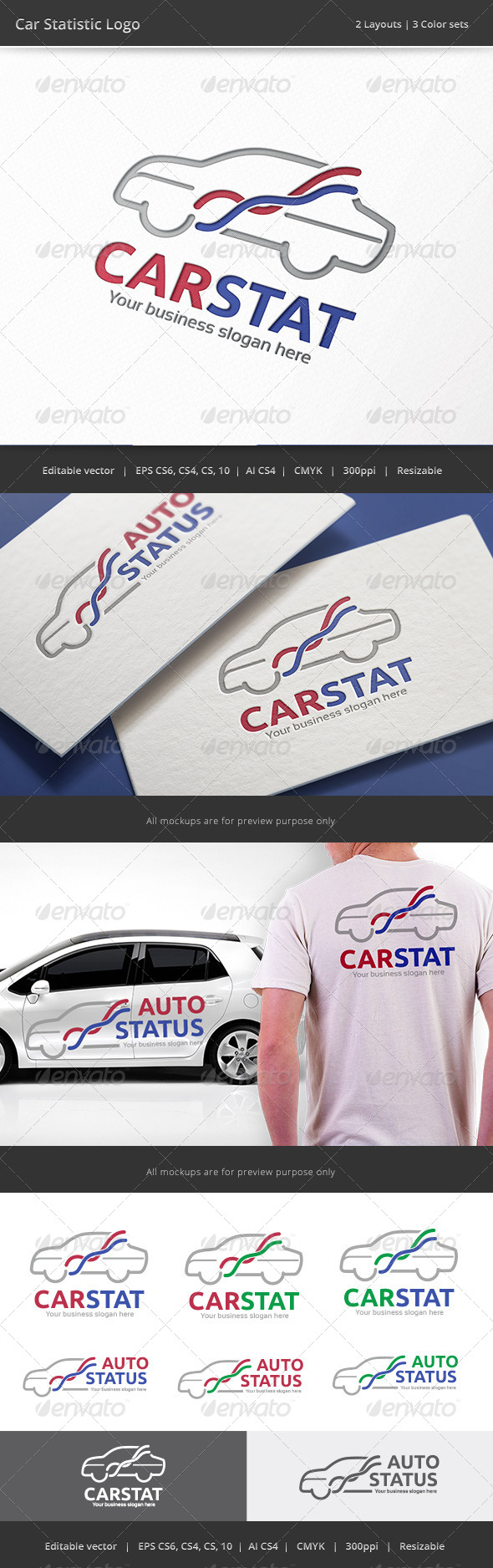 GraphicRiver Car Statistic Logo 8686969 GraphicRiver Car Statistic Logo 8686969