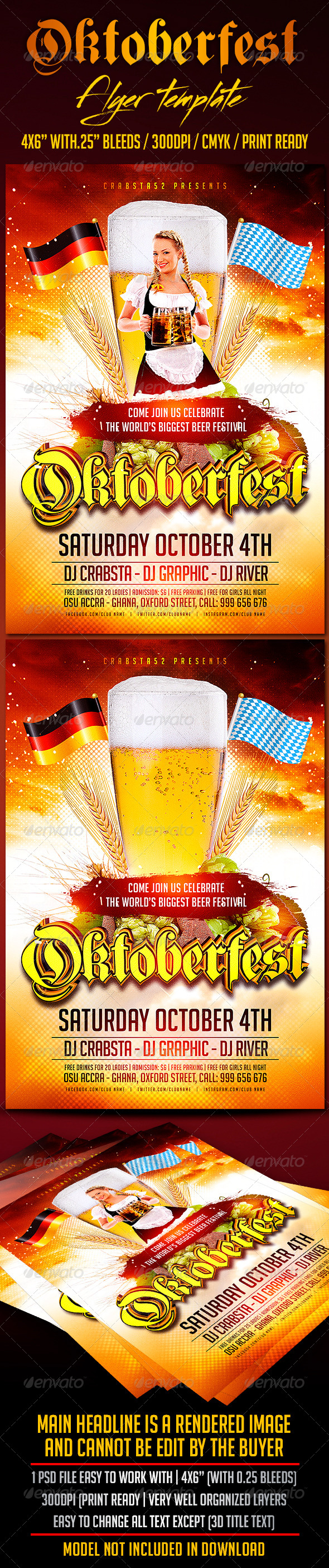 GraphicRiver Oktoberfest flyer Template 8687356 GraphicRiver Oktoberfest flyer Template 8687356