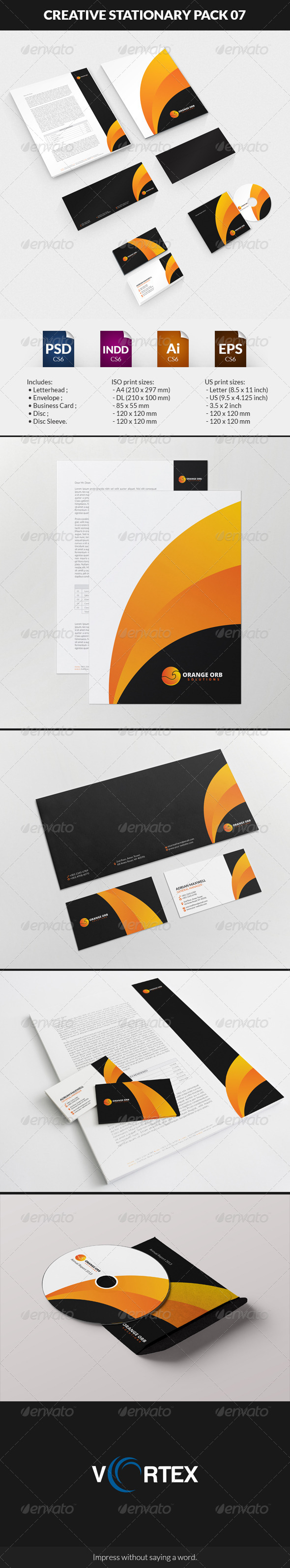 GraphicRiver Creative Stationary Pack 07 8688002 GraphicRiver Creative Stationary Pack 07 8688002