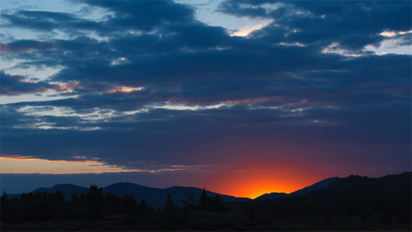 Mountain Sunset Mountain Sunset