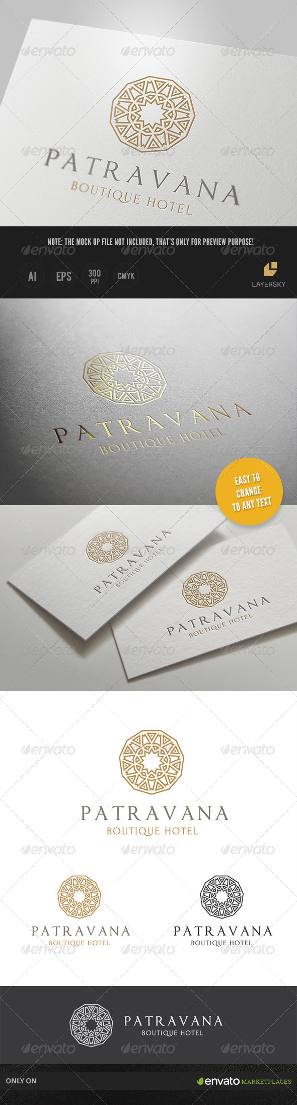 GraphicRiver Boutique Hotel Logo 8688487 GraphicRiver Boutique Hotel Logo 8688487