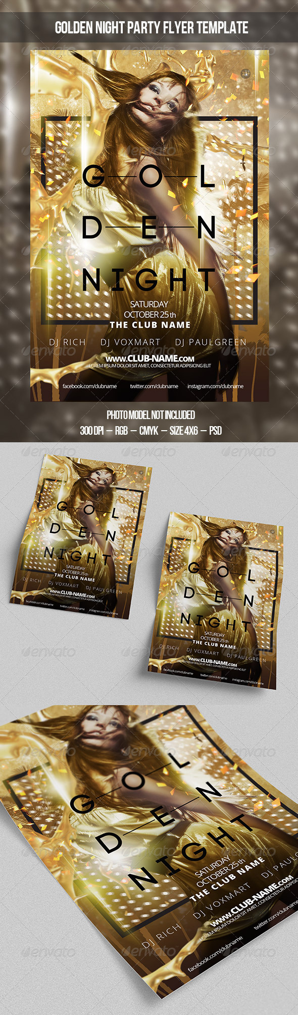 GraphicRiver Golden Night Flyer Template 8689137 GraphicRiver Golden Night Flyer Template 8689137