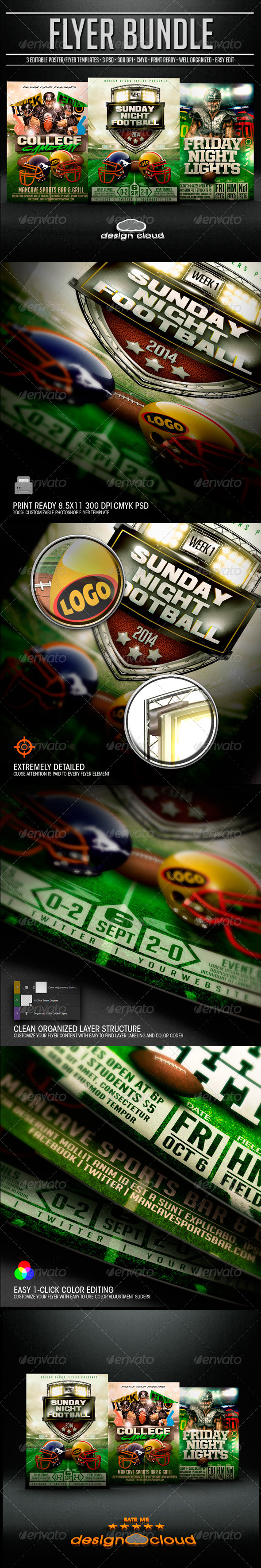 GraphicRiver Ultimate Football Flyer Template Bundle 2014 8689762 GraphicRiver Ultimate Football Flyer Template Bundle 2014 8689762