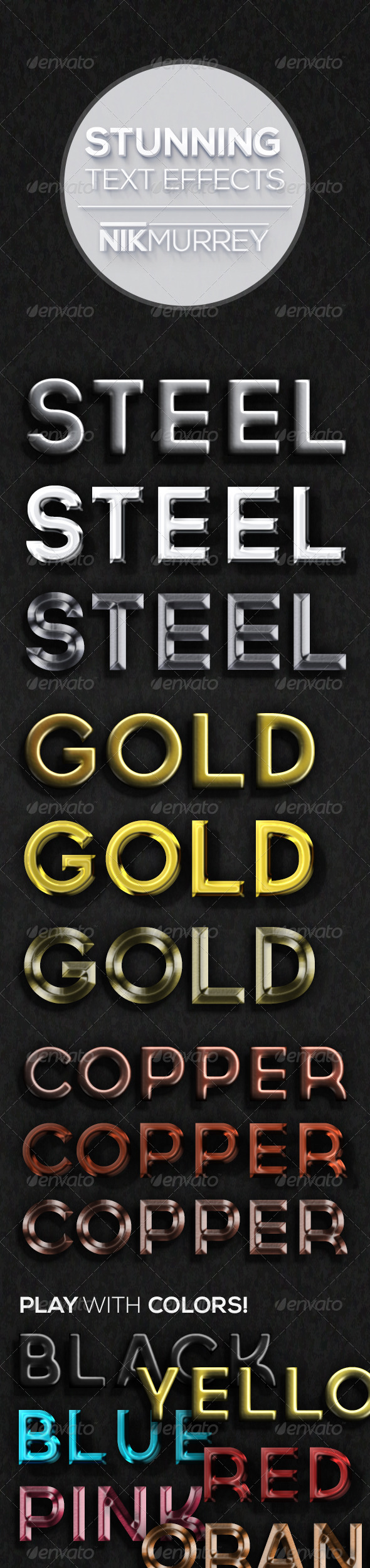 GraphicRiver Stunning Text Effects 8655143 GraphicRiver Stunning Text Effects 8655143