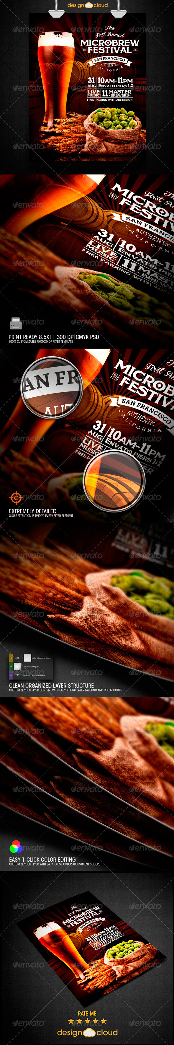 GraphicRiver Microbrew Beer Festival Poster Flyer Template 8693892 GraphicRiver Microbrew Beer Festival Poster Flyer Template 8693892
