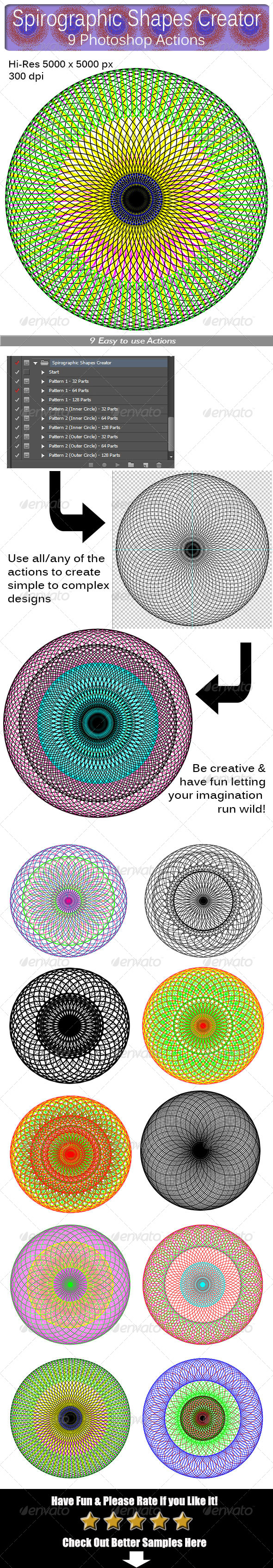 GraphicRiver Spirographic Shapes Creator 8694462 GraphicRiver Spirographic Shapes Creator 8694462