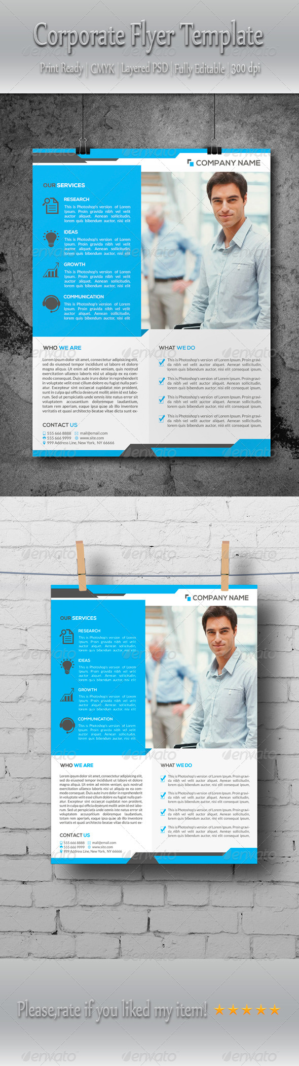 GraphicRiver Multipurpose Corporate Business Flyer Template 8696237 GraphicRiver Multipurpose Corporate Business Flyer Template 8696237
