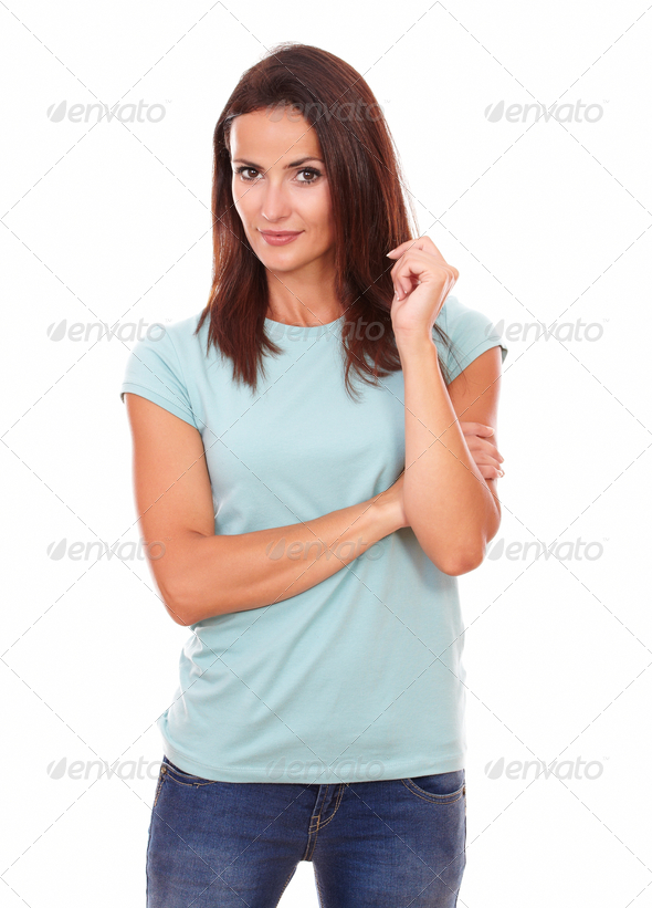 Reflective lady asking herself a question (Misc) Photo Download