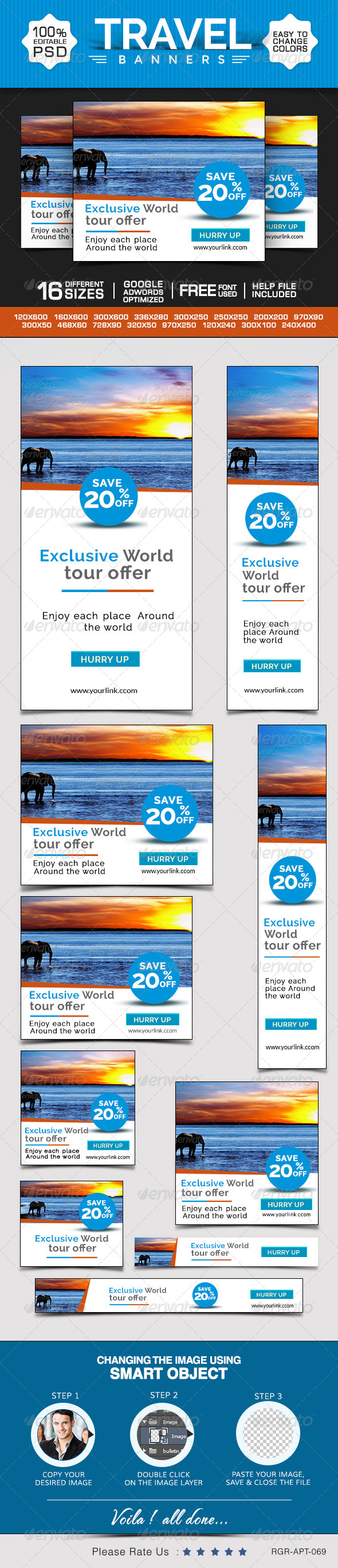 GraphicRiver Travel & Tourism Banners 8696579 GraphicRiver Travel & Tourism Banners 8696579