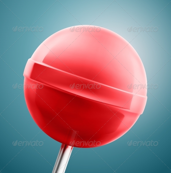 GraphicRiver Red Lollipop Closeup 8696728 GraphicRiver Red Lollipop Closeup 8696728