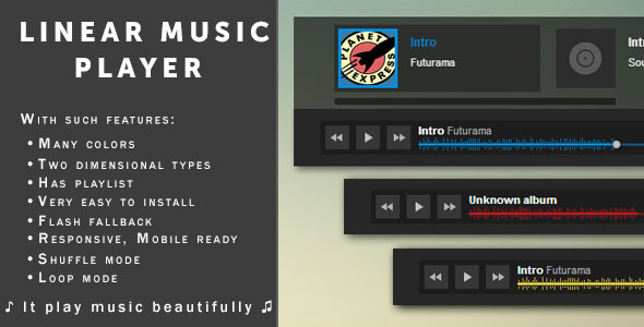 CodeCanyon Linear Music Player with Playlist & Waveform 8659268 CodeCanyon Linear Music Player with Playlist & Waveform 8659268