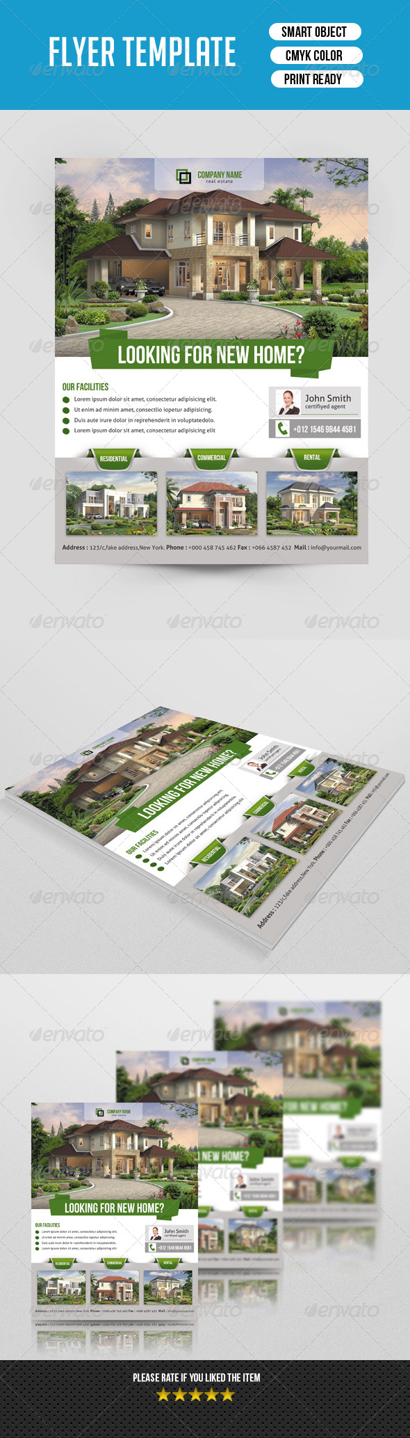 Real Estate Flyer Template-V118