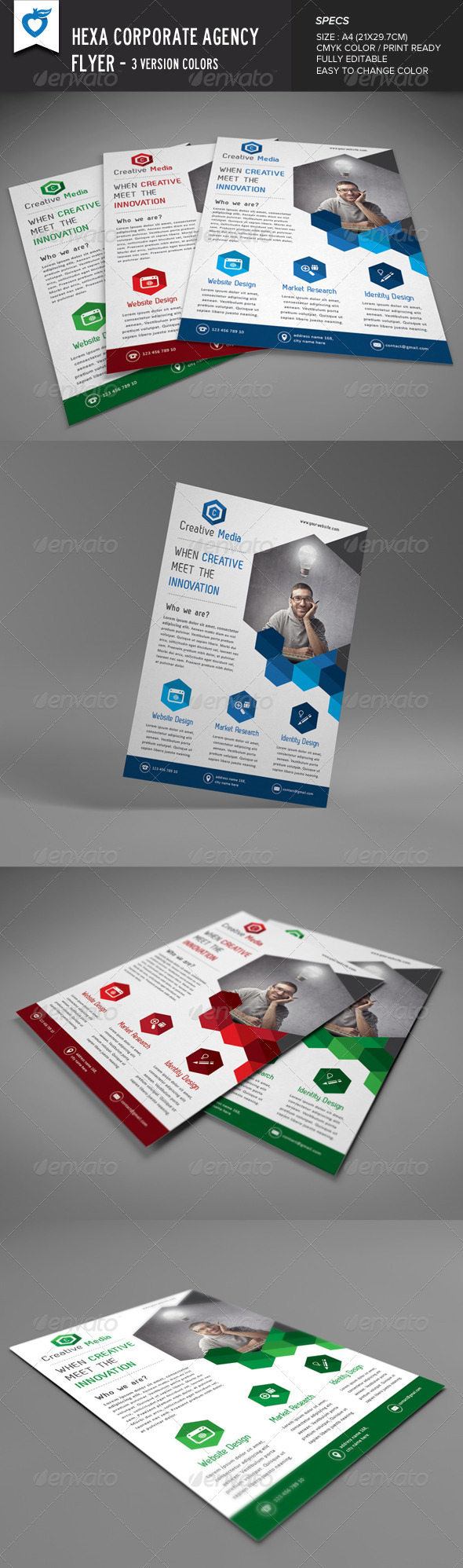 GraphicRiver Hexa Corporate Agency Flyer 8712550 GraphicRiver Hexa Corporate Agency Flyer 8712550