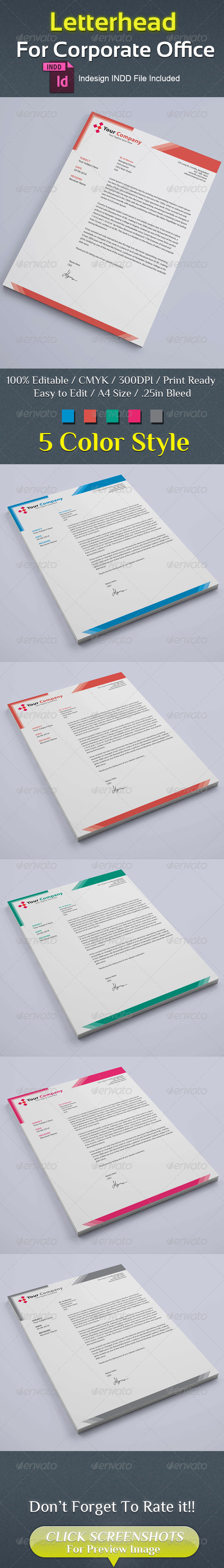 GraphicRiver Corporate Letterhead 8688978 GraphicRiver Corporate Letterhead 8688978