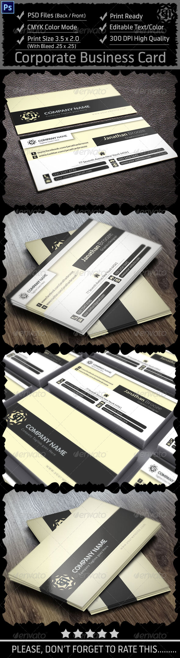 GraphicRiver Colourful Corporate Business Card V16 8713876 GraphicRiver Colourful Corporate Business Card V16 8713876