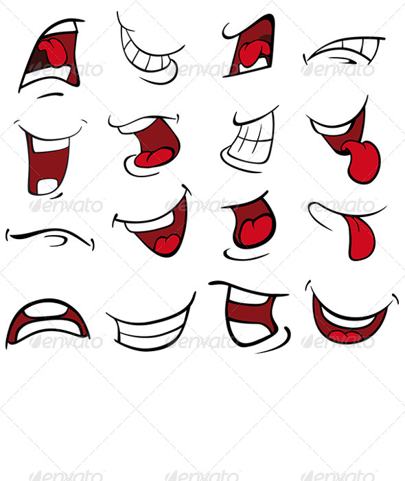 Download Clipart Scary Cartoon Halloween Mouths And Noses To Draw » Dondrup.com