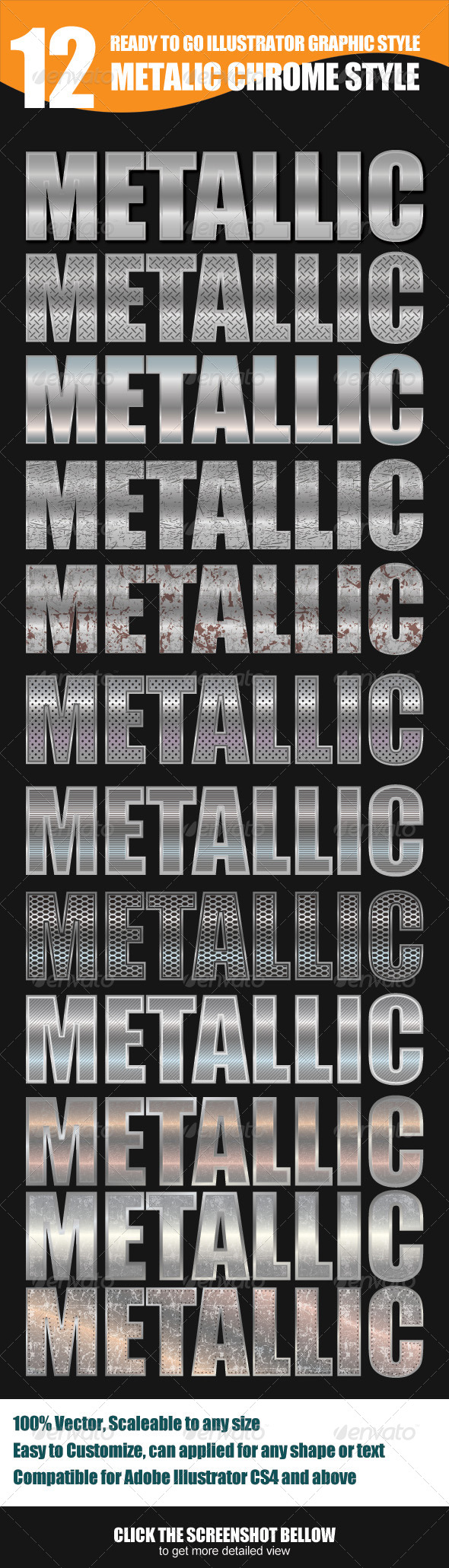 GraphicRiver 12 Premium Metal & Chrome Style 8715290 GraphicRiver 12 Premium Metal & Chrome Style 8715290