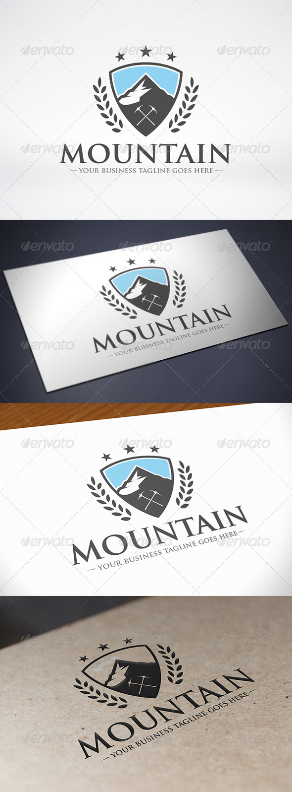 GraphicRiver Mountain Crest Logo Template 8715352 GraphicRiver Mountain Crest Logo Template 8715352