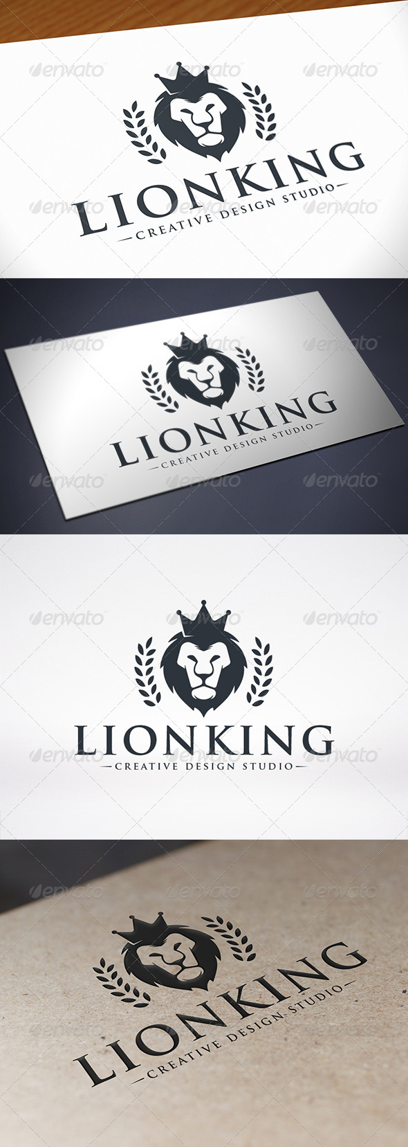 GraphicRiver Lion King Logo Template 8715400 GraphicRiver Lion King Logo Template 8715400