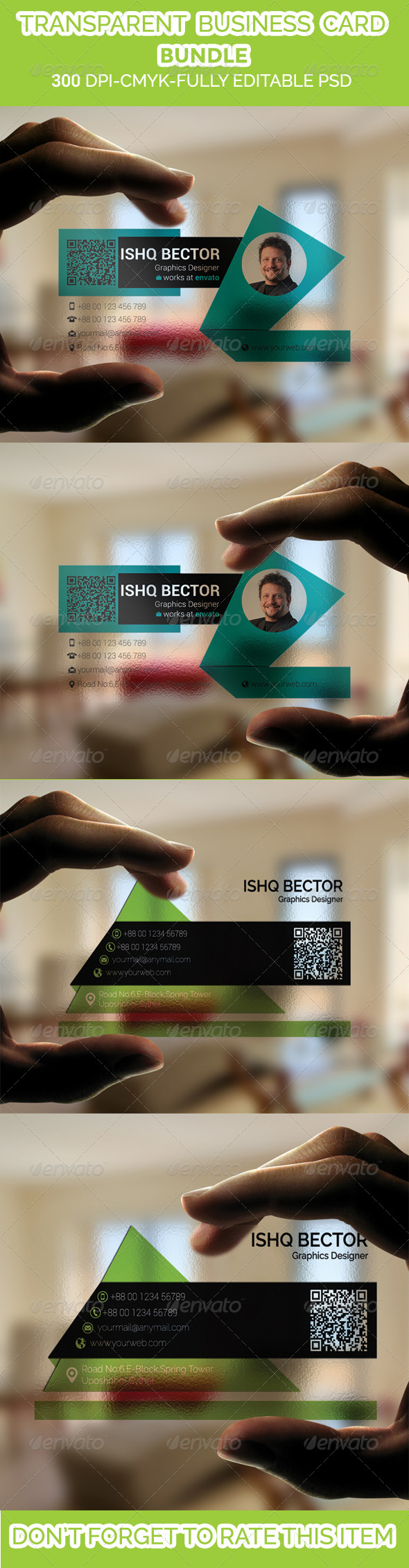 GraphicRiver Transparent Business Card 8715565 GraphicRiver Transparent Business Card 8715565