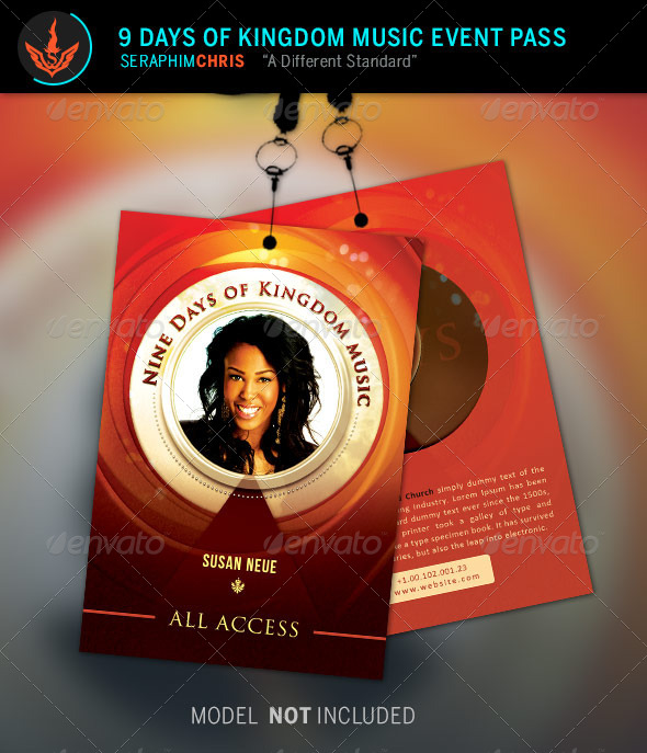 GraphicRiver 9 Days of Kingdom Music Event Pass Template 8716494 GraphicRiver 9 Days of Kingdom Music Event Pass Template 8716494