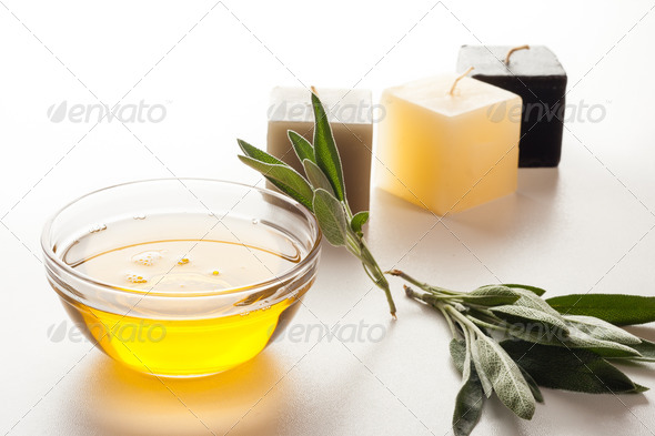 aromatherapy oil and candles (Misc) Photo Download