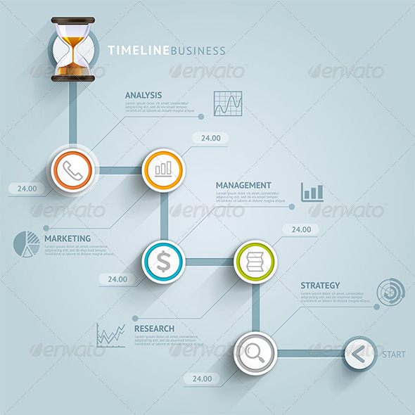 Business Timeline Infographics