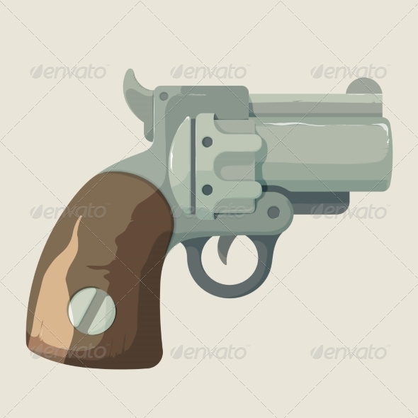 GraphicRiver Old Cowboy Revolver 8717731 GraphicRiver Old Cowboy Revolver 8717731