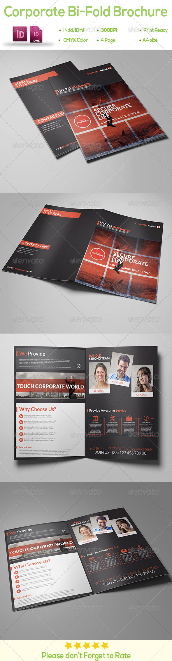GraphicRiver Corporate Bi-Fold Brochure 8718100 GraphicRiver Corporate Bi-Fold Brochure 8718100