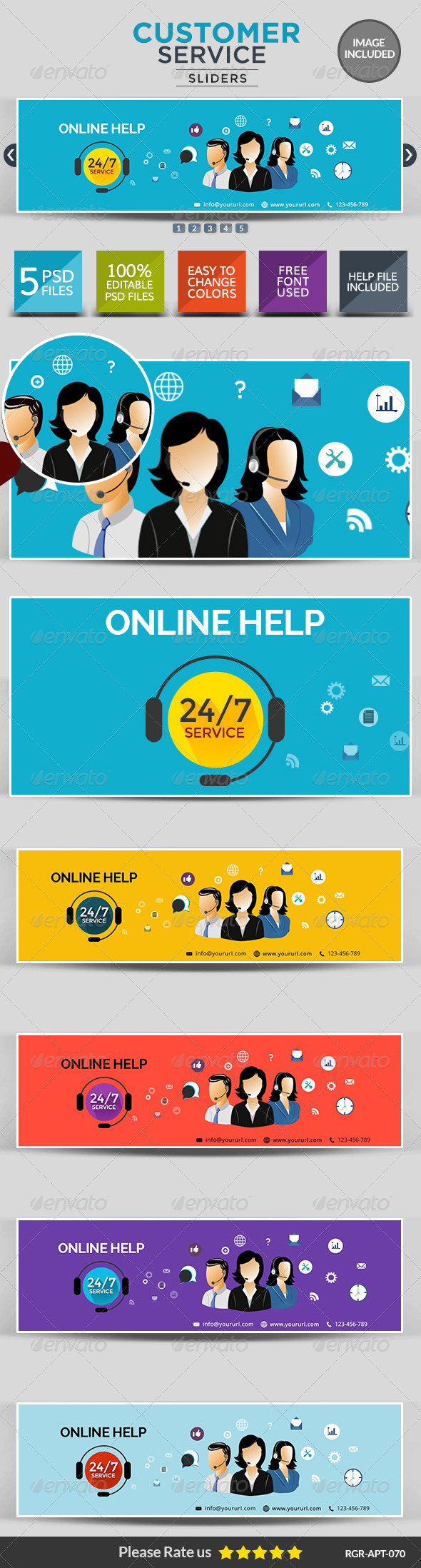 GraphicRiver Customer Service Sliders 8719108 GraphicRiver Customer Service Sliders 8719108