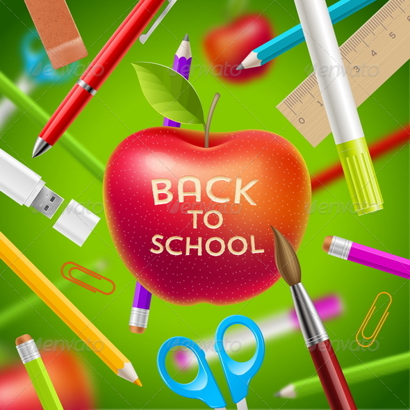 GraphicRiver Back to School Illustration 8719598 GraphicRiver Back to School Illustration 8719598