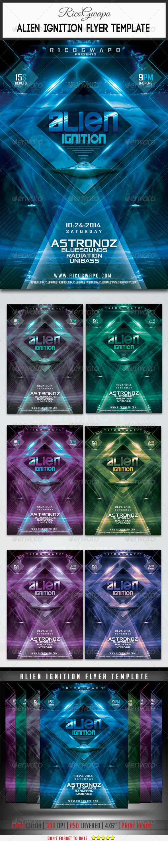 GraphicRiver Alien Ignition Flyer Template 8719605 GraphicRiver Alien Ignition Flyer Template 8719605
