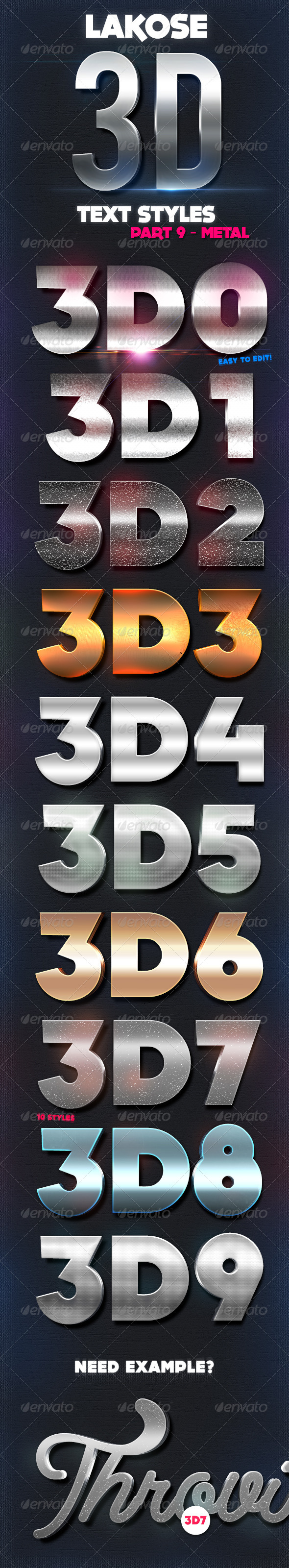 GraphicRiver Lakose 3D Text Styles Part 9 8719606 GraphicRiver Lakose 3D Text Styles Part 9 8719606