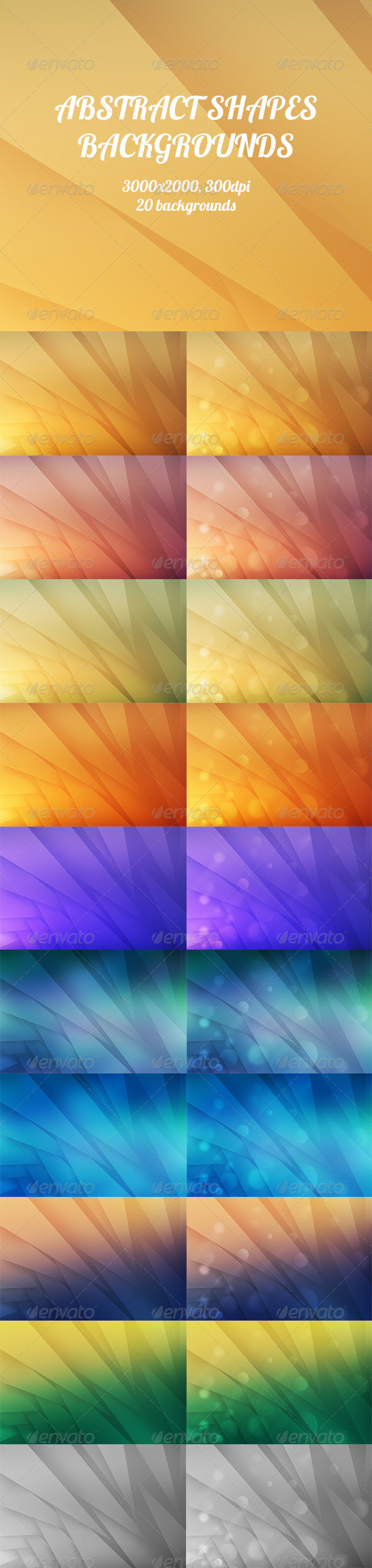 GraphicRiver Abstract Shapes Backgrounds 8720389 GraphicRiver Abstract Shapes Backgrounds 8720389