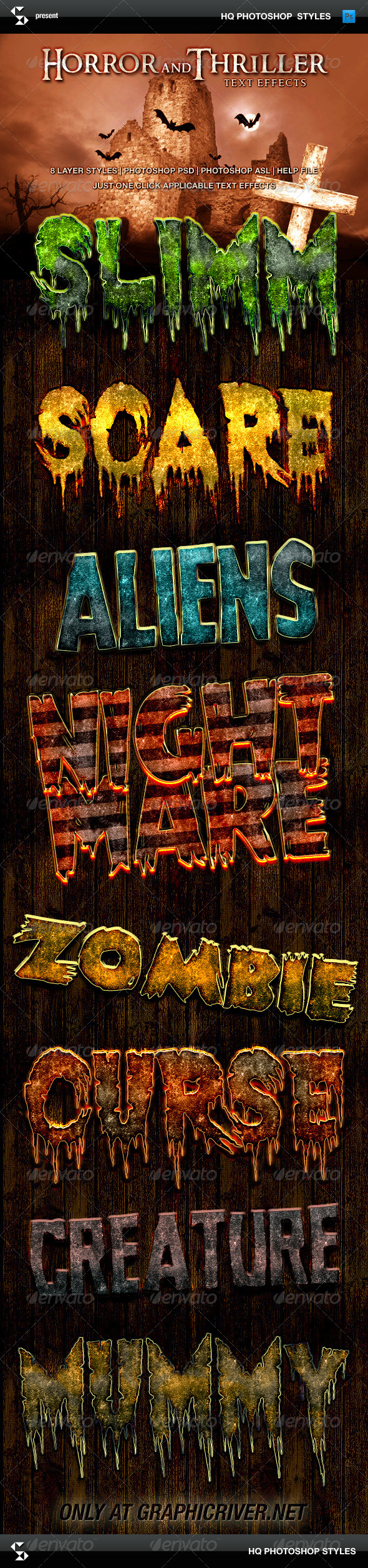 GraphicRiver Horror and Thriller Text Effects 8721647 GraphicRiver Horror and Thriller Text Effects 8721647