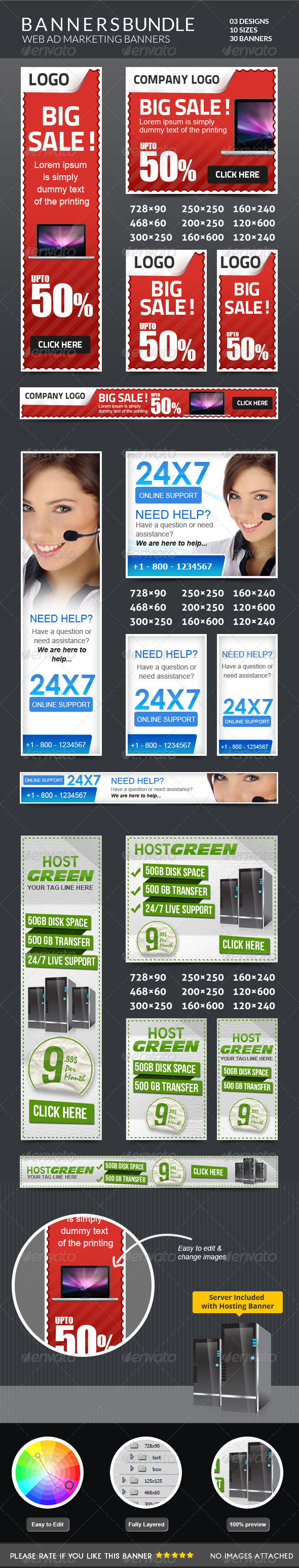 GraphicRiver Banner Bundle 3 sets 8721941 GraphicRiver Banner Bundle 3 sets 8721941